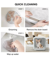 HKM-581971 Eco-Friendly Automatic Pet Hair Dryer Box for Dogs and Cats - Low Noise Design, Suitable for Small Animals