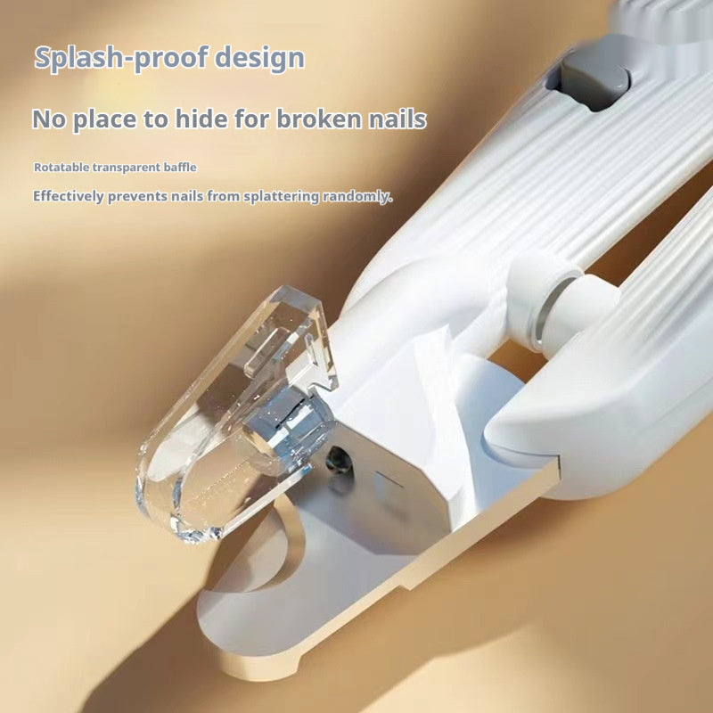HKM-5820221 Pet Nail Clippers with LED Light for Enhanced Visibility - Stainless Steel Blade, Suitable for Cats and Dogs