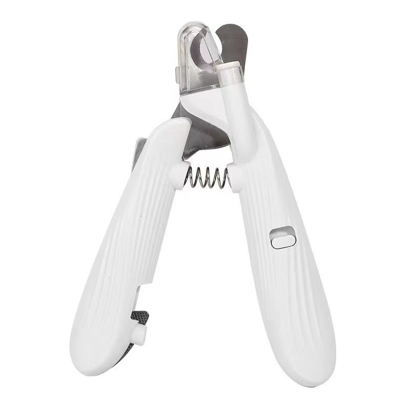 HKM-5820221 Pet Nail Clippers with LED Light for Enhanced Visibility - Stainless Steel Blade, Suitable for Cats and Dogs