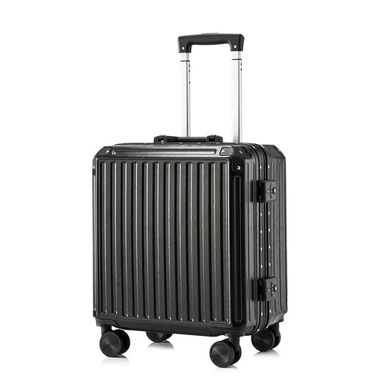 HKM-582099 Motorized Mini Travel Suitcase Set - Compact 18-Inch Trolley for Hassle-Free Travel
