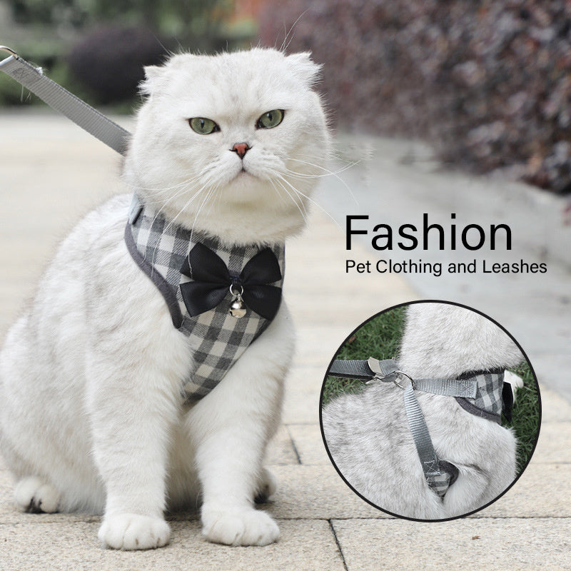 HKM-5821501 Adjustable Anti-Slip Pet Traction Vest with 1.2m Rope in Various Colors