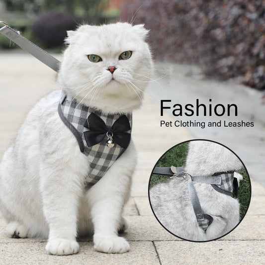 HKM-5821501 Adjustable Anti-Slip Pet Traction Vest with 1.2m Rope in Various Colors