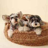 HKM-5822269 Universal Dog Kennel Mat - Polyester Pillow in Bear Print - Available in 50cm, 60cm, 80cm Diameters