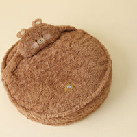 HKM-5822269 Universal Dog Kennel Mat - Polyester Pillow in Bear Print - Available in 50cm, 60cm, 80cm Diameters