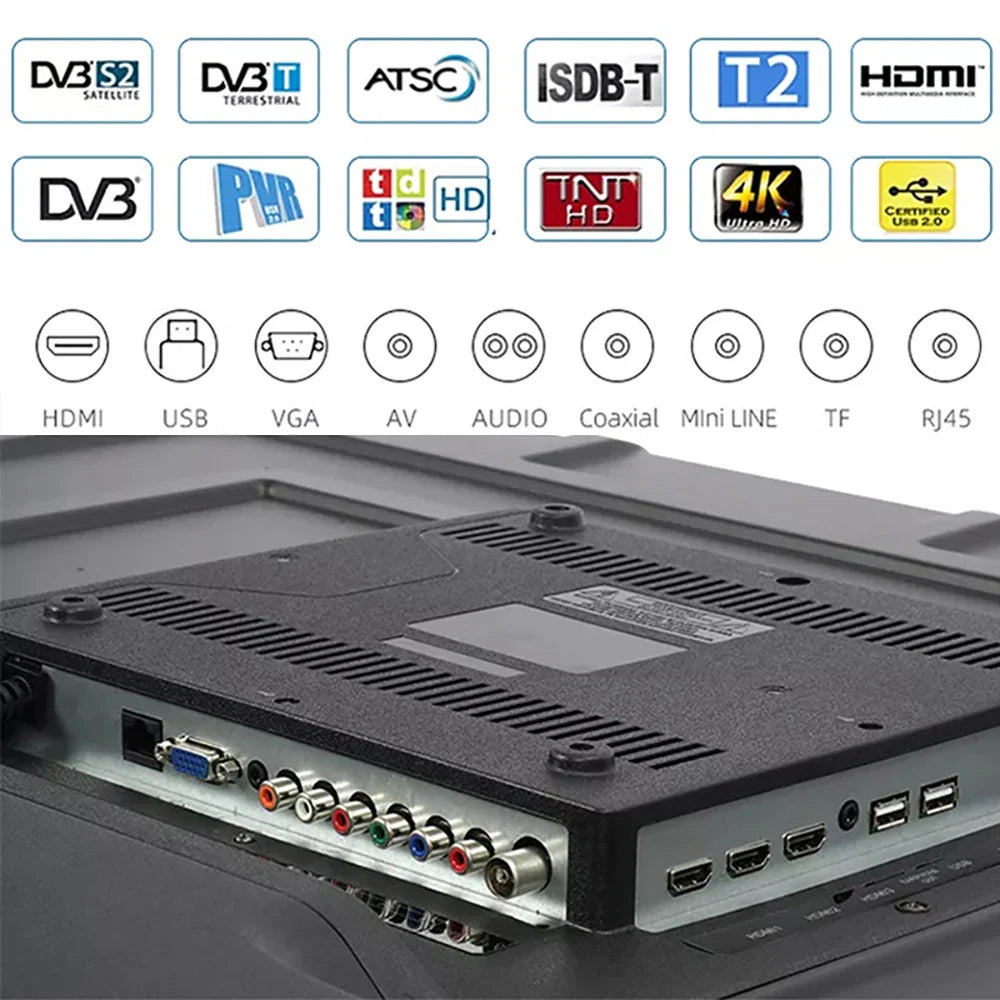 HKM-582227 Full HD 1080P Smart LED Television Available in Various Sizes: 32-65 Inch