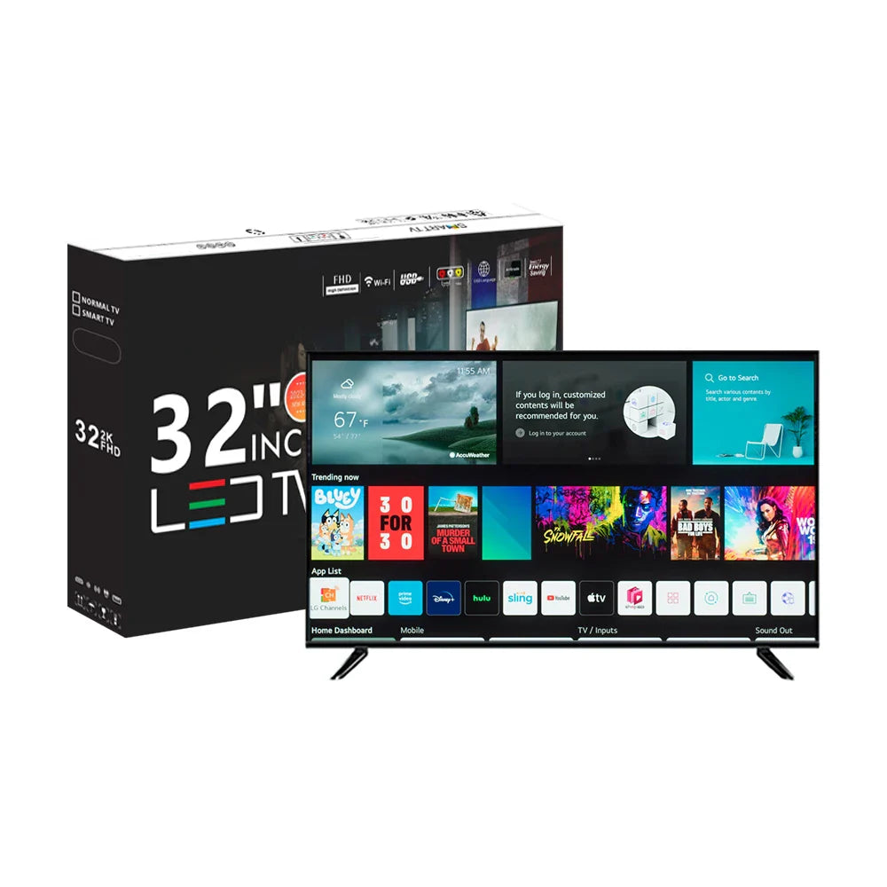 HKM-582227 Full HD 1080P Smart LED Television Available in Various Sizes: 32-65 Inch
