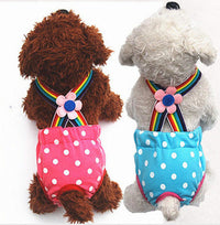 HKM-5824573 Cute Cotton Pet Printed Underwear for Female Dogs, Breathable and Comfortable Design