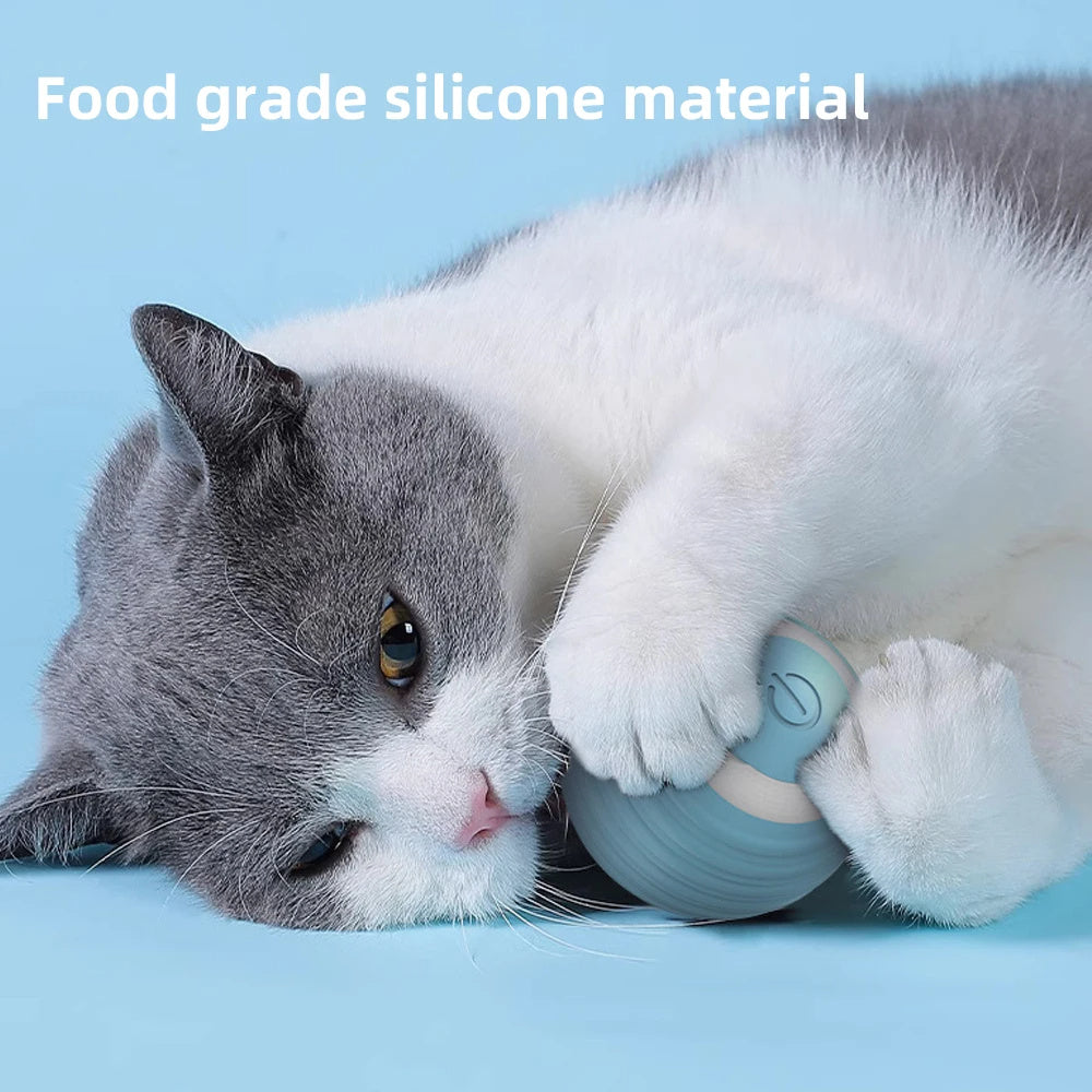HKM-5825469 Interactive Smart Rolling Ball Toy for Cats and Dogs - Automatic, Durable, Quiet Game Accessory