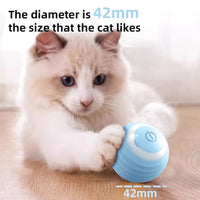 HKM-5825469 Interactive Smart Rolling Ball Toy for Cats and Dogs - Automatic, Durable, Quiet Game Accessory
