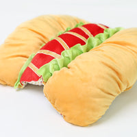 HKM-5826365 Hot Dog Burger Costume for Dogs - Cotton Blend, One Size Fits Most, Neck 57cm, Length 27cm