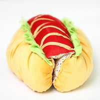 HKM-5826365 Hot Dog Burger Costume for Dogs - Cotton Blend, One Size Fits Most, Neck 57cm, Length 27cm