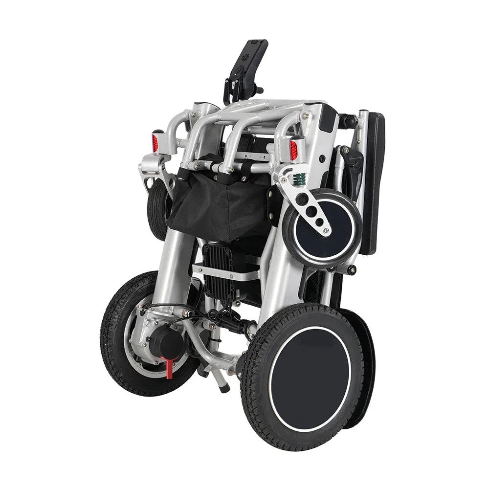 HKM-582739 Aluminum Alloy Electric Wheelchair D11 with Lithium Battery and Foldable Design