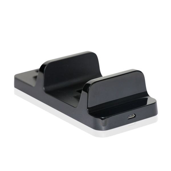 HKM-582739 Dual Charger Handle for PS4 Slim - Black Plastic Design