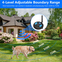 HKM-5827645 Wireless Electric Dog Fence System with Adjustable Boundary & Collar for Small to Large Dogs