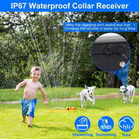 HKM-5827645 Wireless Electric Dog Fence System with Adjustable Boundary & Collar for Small to Large Dogs
