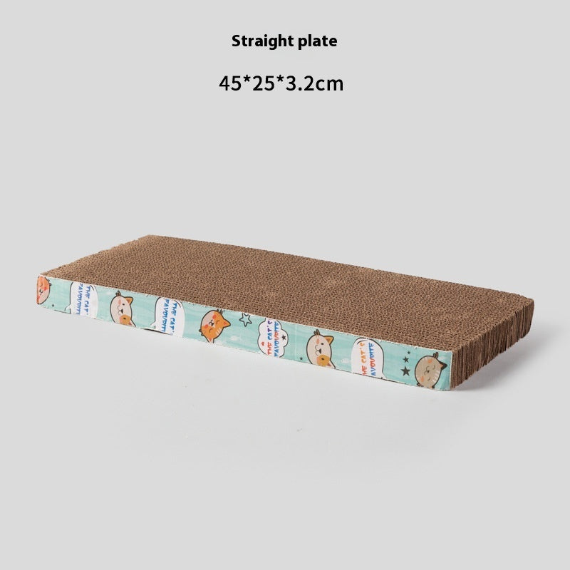 HKM-5828157 Cat Scratch Board - Corrugated Paper with Catnip, Various Fun Shapes