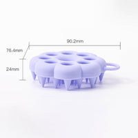 HKM-5829437 Pet Hair Care Device - Dual Use Silicone Hair Wash Comb & Massage Brush for Fatigue Relief