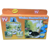 HKM-5829565 Suction Cup Cat Hammock Pet Bed with Removable Washable Cushion - Supports Up to 20kg