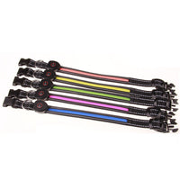HKM-5829949 Luminous Dog Collar with Adjustable Lengths (S: 28CM-40CM, M: 33CM-50CM, L: 38CM-60CM)