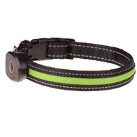 HKM-5829949 Luminous Dog Collar with Adjustable Lengths (S: 28CM-40CM, M: 33CM-50CM, L: 38CM-60CM)