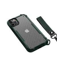 HKM-583123 Carbon Fiber Back Cover Phone Case with TPU Material