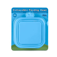 HKM-5831741 Collapsible Silicone Double Bowl for Dogs and Cats - Portable Feeding Dish for Food and Water