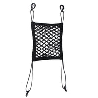 HKM-583187 Car Pet Isolation Net - Oxford Cloth Back Seat Barrier for Pet Safety - Black - Compact & Lightweight Design