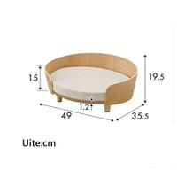 HKM-5831997 Wooden Cat Nest Sofa Bed for Pets - Cozy and Durable Design