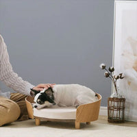 HKM-5831997 Wooden Cat Nest Sofa Bed for Pets - Cozy and Durable Design