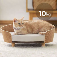 HKM-5831997 Wooden Cat Nest Sofa Bed for Pets - Cozy and Durable Design
