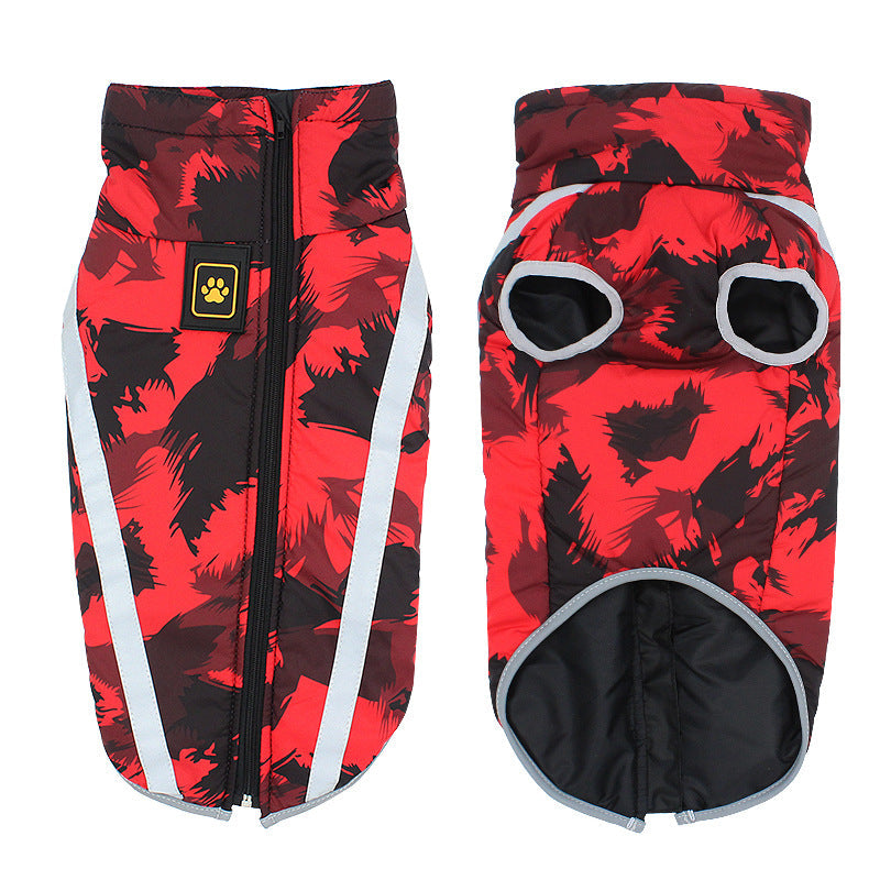 HKM-5832125 Warm Casual Dog Clothes Made of Polyester and PP Cotton for All Breeds