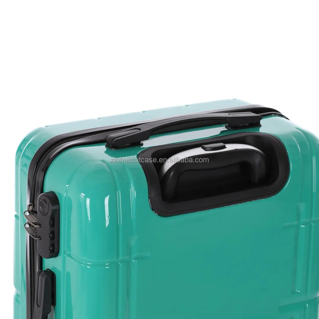 HKM-583251 Travel Suitcase Set with 360° Rolling Trolley - Durable ABS+PC Hard Shell Design
