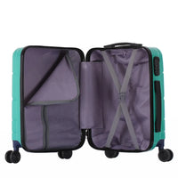 HKM-583251 Travel Suitcase Set with 360° Rolling Trolley - Durable ABS+PC Hard Shell Design