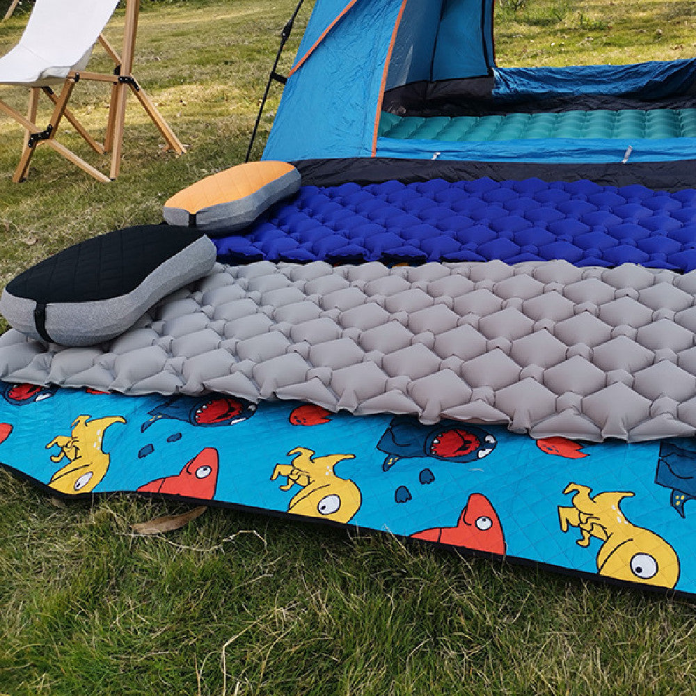 HKM-583315 Portable Outdoor Camping Pillow - 12cm Thick, Lightweight & Comfortable for Travel and Leisure