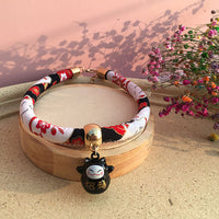 HKM-5835709 Striped Nylon Collars for Cats and Dogs - Multiple Sizes Available