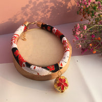 HKM-5835709 Striped Nylon Collars for Cats and Dogs - Multiple Sizes Available