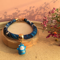 HKM-5835709 Striped Nylon Collars for Cats and Dogs - Multiple Sizes Available