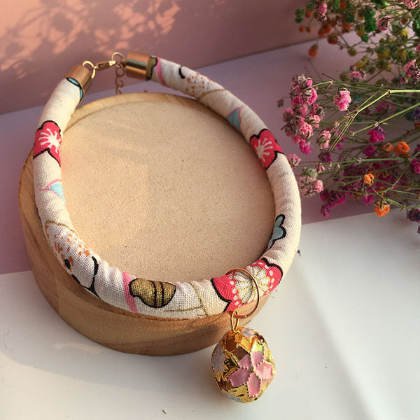 HKM-5835709 Striped Nylon Collars for Cats and Dogs - Multiple Sizes Available