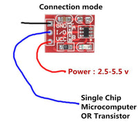HKM-583699 Capacitive Touch Button Module with Self-Locking and Inching Functionality