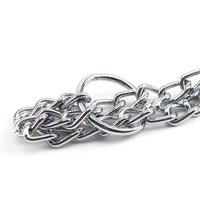 HKM-5837501 Stainless Steel Double Row Dog Collar - Durable Design for All Seasons, 2.0*30cm & 3.0*50cm Options