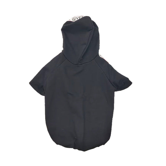 HKM-5838269 Cotton Leisure Dog Clothes for Spring and Autumn in Black