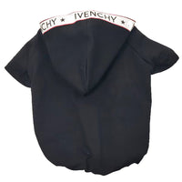 HKM-5838269 Cotton Leisure Dog Clothes for Spring and Autumn in Black