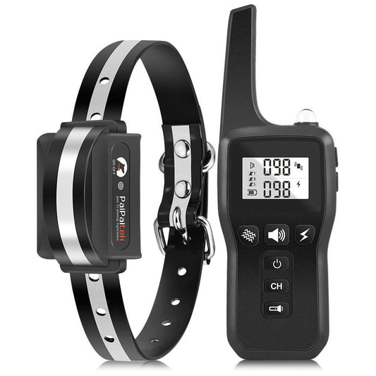 HKM-583891 Remote Control Dog Trainer with Voice Control and Bark Stopping Functionality