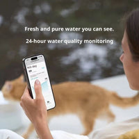 HKM-5839549 Smart Wireless Pet Water Dispenser with 24-Hour Water Quality Monitoring for Cats and Dogs