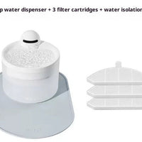 HKM-5839549 Smart Wireless Pet Water Dispenser with 24-Hour Water Quality Monitoring for Cats and Dogs