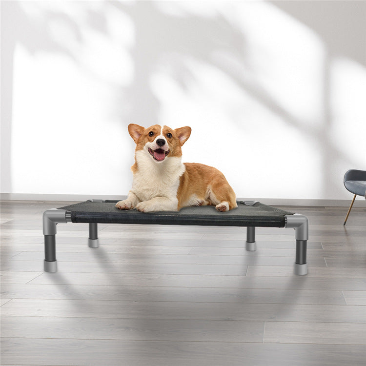 HKM-5840957 Moisture-Proof Detachable Pet Bed for Dogs and Cats - Black, 62x53x13 cm