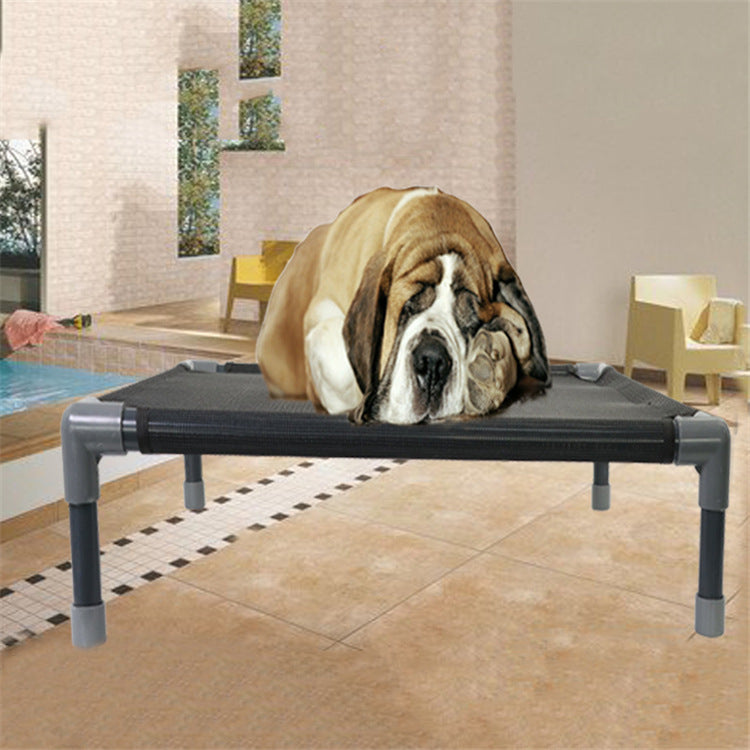 HKM-5840957 Moisture-Proof Detachable Pet Bed for Dogs and Cats - Black, 62x53x13 cm