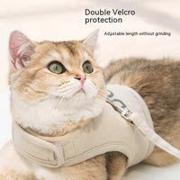 HKM-5842749 Adjustable Pet Harness and Leash Set for Cats in Various Colors and Sizes