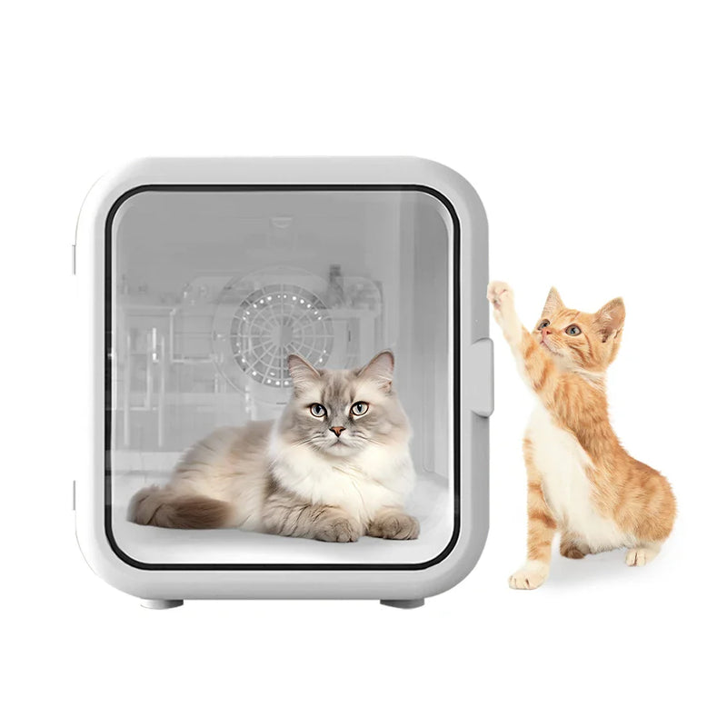 HKM-584275 Automatic Pet Drying Box for Dogs and Cats - Silent Hair Dryer with Plastic Construction