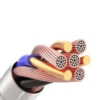 HKM-584403 Lightning Mobile Phone Charging Cable - Fast Charge 3M Length, Compatible with Apple Devices